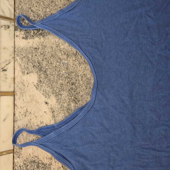 Universal Thread Ribbed Blue Cami - Picture 3 of 5